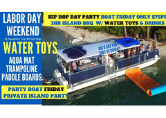 Labor Day Weekend in Miami Yacht Party, Party boats, Party bus, Bar Crawl